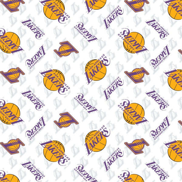 NBA Los Angeles Lakers Cotton Fabric Logo Toss