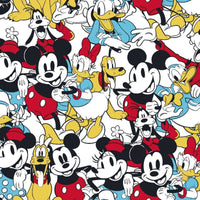 Disney Mickey & Friends Sensational 6 Snapshot Cotton Fabric