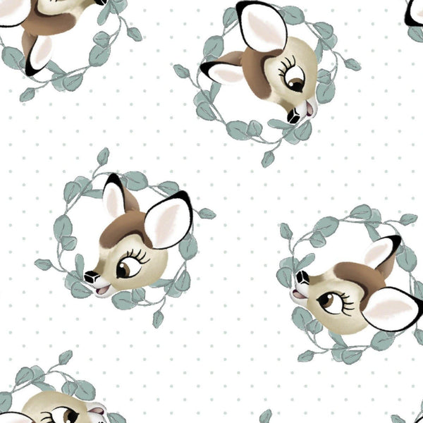 Disney Nursery Bambi Badge Cotton Fabric