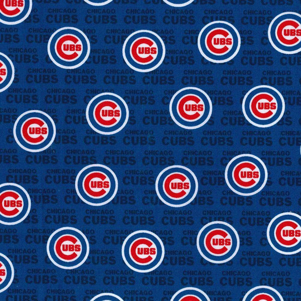 MLB Chicago Cubs Fabric Mini - Team Fabric - Same Day Fabric - Fabric Traditions
