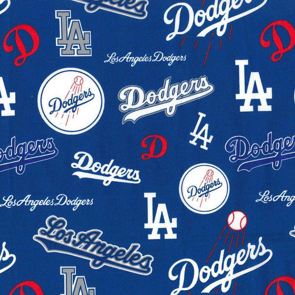 MLB Los Angeles Dodgers Cotton Fabric Cooperstown - Team Fabric - Same Day Fabric - Fabric Traditions