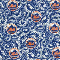 MLB New York Mets Cotton Fabric - Team Fabric - Same Day Fabric - Fabric Traditions