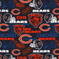 NFL Chicago Bears Cotton Fabric Hometown - Team Fabric - Same Day Fabric - Fabric Traditions