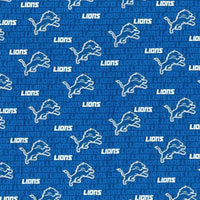 NFL Detroit Lions Cotton Fabric Mini - Team Fabric - Same Day Fabric - Fabric Traditions