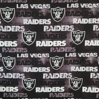NFL Las Vegas Raiders Cotton Fabric Faded - Team Fabric - Same Day Fabric - Fabric Traditions
