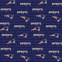 NFL New England Patriots Mini Cotton Fabric - Team Fabric - Same Day Fabric - Fabric Traditions