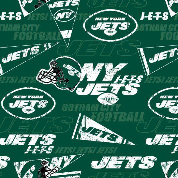 New York Jets Football Iron on Embroidered Patch