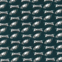 NFL Philadelphia Eagles Cotton Fabric Logo - Team Fabric - Same Day Fabric - Fabric Traditions