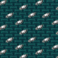 NFL Philadelphia Eagles Cotton Fabric Mini - Team Fabric - Same Day Fabric - Fabric Traditions