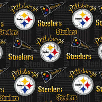 NFL Pittsburgh Steelers Cotton Fabric Retro - Team Fabric - Same Day Fabric - Fabric Traditions