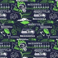 NFL Seattle Seahawks Cotton Fabric Hometown - Team Fabric - Same Day Fabric - Fabric Traditions