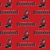 NFL Tampa Bay Buccaneers Cotton Fabric Logo - Team Fabric - Same Day Fabric - Fabric Traditions