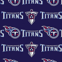 NFL Tennessee Titans Logo Cotton Fabric - Team Fabric - Same Day Fabric - Fabric Traditions