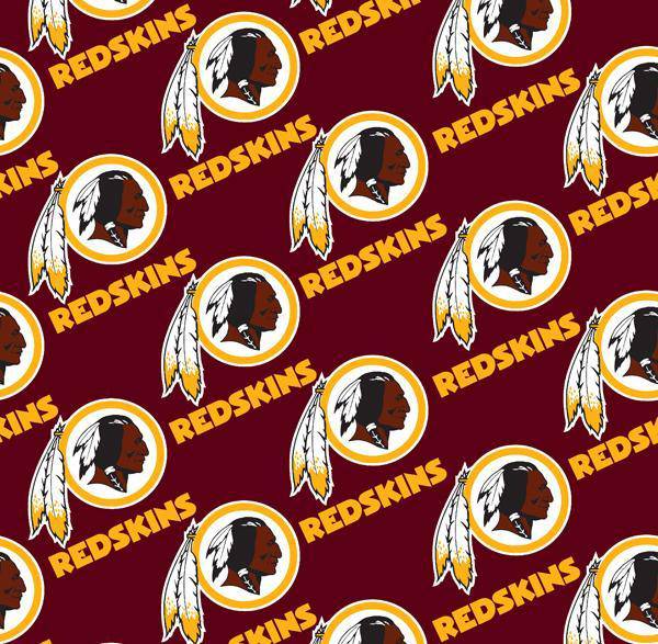 NFL Washington Football Team Redskins Cotton Fabric Logo Same Day Fabric
