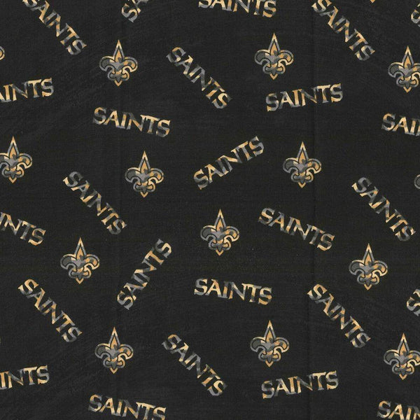 NFL New Orleans Saints Camo Fabric - Team Fabric - Same Day Fabric - HIJO
