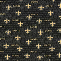 NFL New Orleans Saints Cotton Fabric Mini - Team Fabric - Same Day Fabric - HIJO