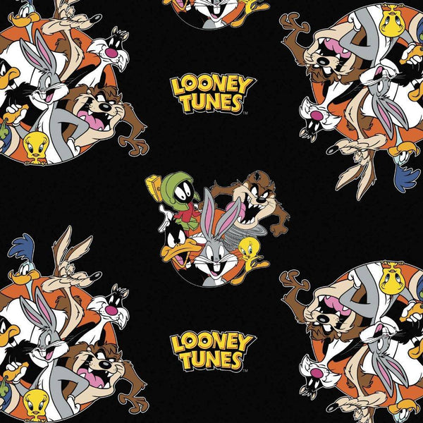 Looney Tunes Cotton Fabric That's All Folks