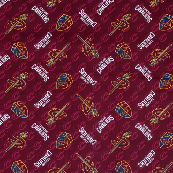 NBA Cleveland Cavaliers Cotton Fabric Logo Toss