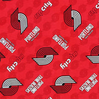 NBA Portland Trail Blazers Cotton Fabric Logo Toss