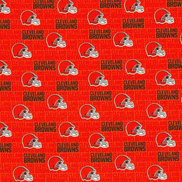 NFL Cleveland Browns Cotton Fabric Mini