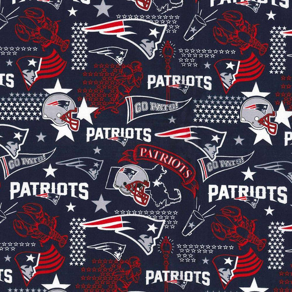 NFL New England Patriots Cotton Fabric Hometown