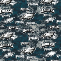 NFL Philadelphia Eagles Cotton Fabric Distressed