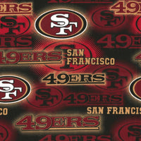 NFL San Francisco 49ers Cotton Fabric Dot