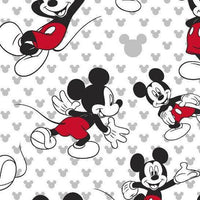 Disney Mickey Mouse Cotton Fabric Totally Mickey Toss Relaxed - Character Fabric - Same Day Fabric - Springs Creative