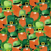 St. Patrick's Day Packed Leprechauns Cotton Fabric Lucky Guy Gail