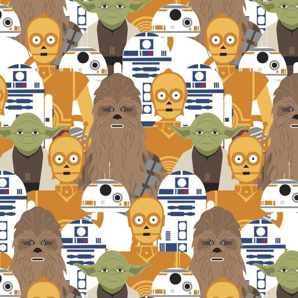 Star Wars Cotton Fabric Portrait Stacked