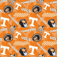 University of Tennessee Volunteers Cotton Fabric Tone on Tone - Team Fabric - Same Day Fabric - Sykel Enterprises